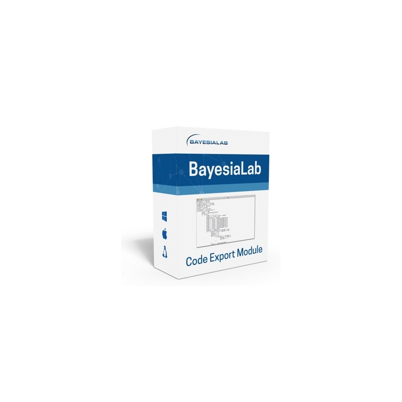 BayesiaLab Code Export Module - Format SAS, R, JavaScript, PHP and VBA - 1 YEAR